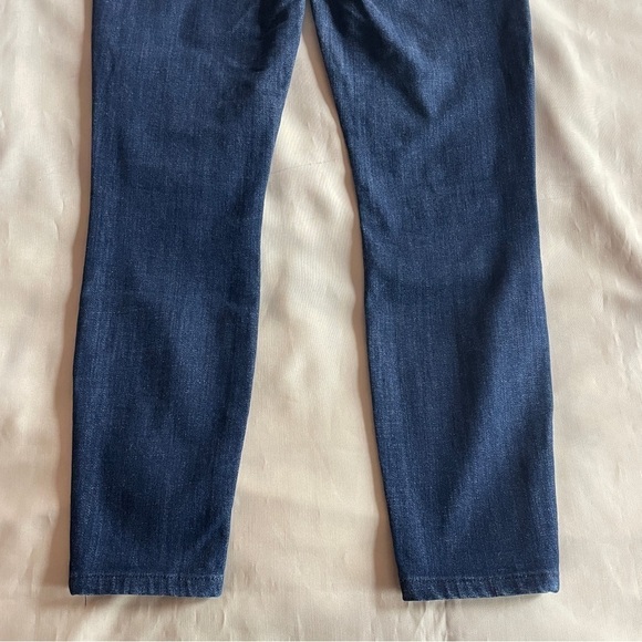 MOTHER- High Waisted Looker Skinny Jeans in Dark Wash Clean Sweep Size 25 - Picture 8 of 10